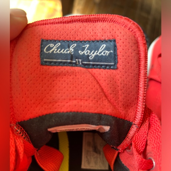 Converse Chuck Taylor 11 High Top Red Sz 8 - Picture 5 of 11